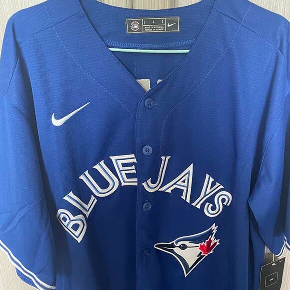 Toronto Blue Jays Bo Bichette MLB Jersey #11 Blue - Picture 3 of 5